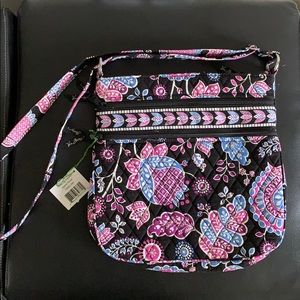 Vera Bradley Triple Zip Hipster un Alpine Floral